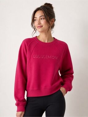 lululemon athletica Women's Crewneck Sweatshirt in Bright Pink